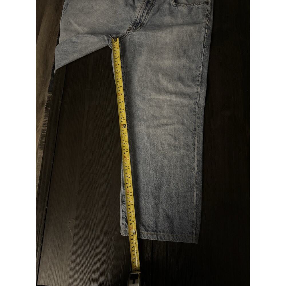 Indigo Palms‎ Size 36 X 32 Women's Jeans Cropped Mid Rise Soft Light Indigo Blue - Picture 7 of 13
